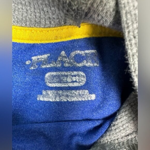 Childrens Place Blue Camo Hooded Long Sleeve Shirt Size L - Picture 4 of 6